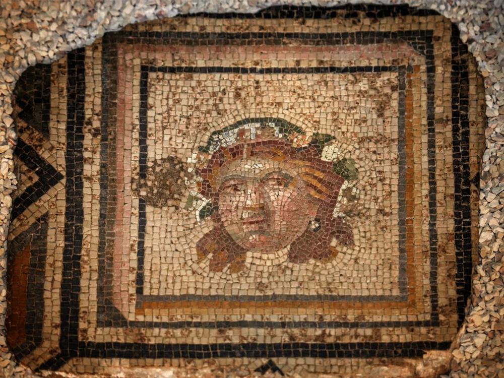 ABD'den iadesi sağlanan Zeugma kökenli 13'üncü mozaik paneli, ait olduğu